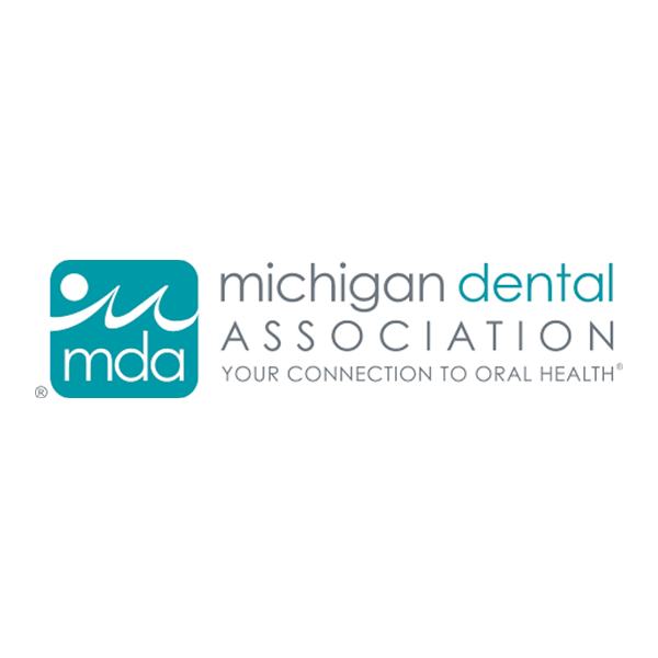 A logo of michigan dental association